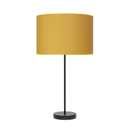 Sobremesa Alto Moda Negro/Amarillo de Fabrilamp, diseño moderno y elegante para tu hogar.