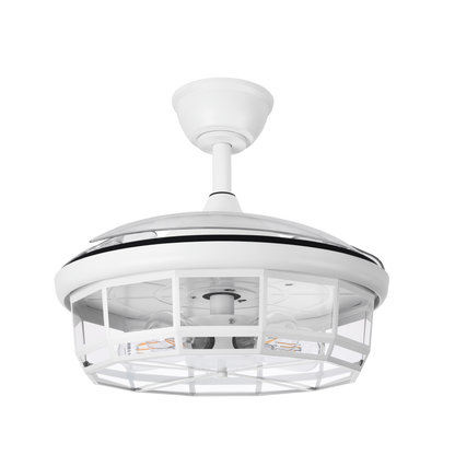 Ventilador de techo con aspas retráctiles, una solución práctica para iluminar y ventilar