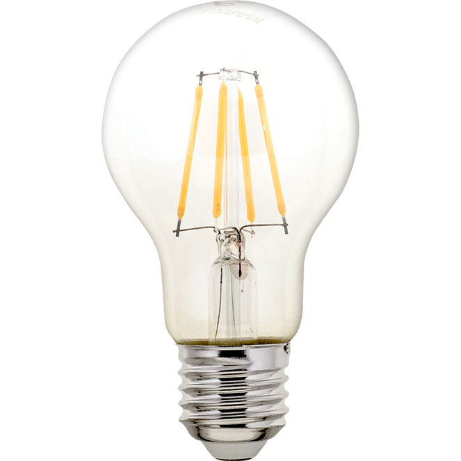 Bombilla LED E27 GLS Classic 4W 2700K Transparente Luxram Interlusa - vista principal | Interlusa