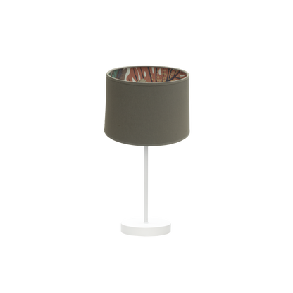 Lámpara de mesa Tunez con diámetro de 22 cm, ideal para mesitas de noche