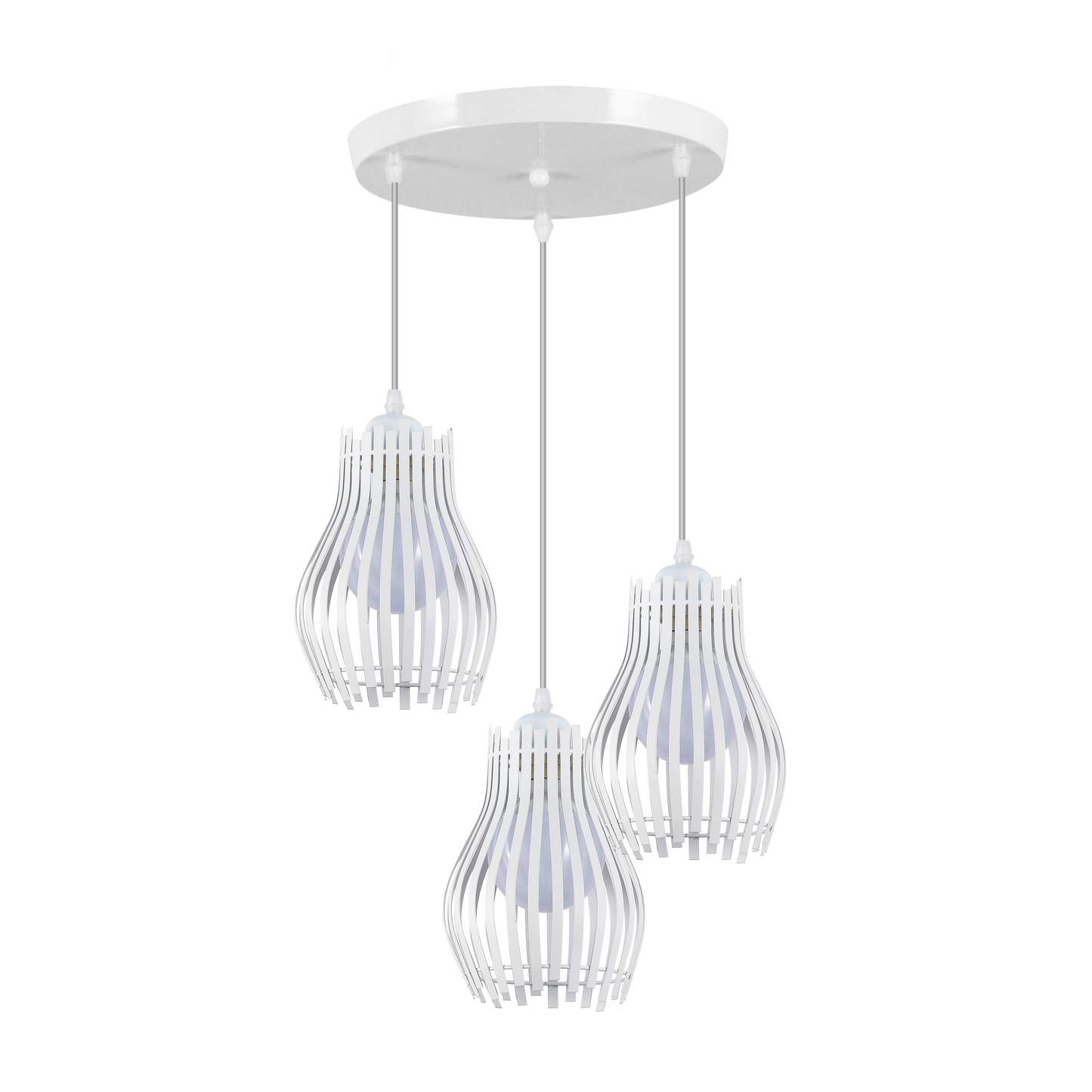 Lámpara de techo Ragusa fabricada en Metal color Blanco