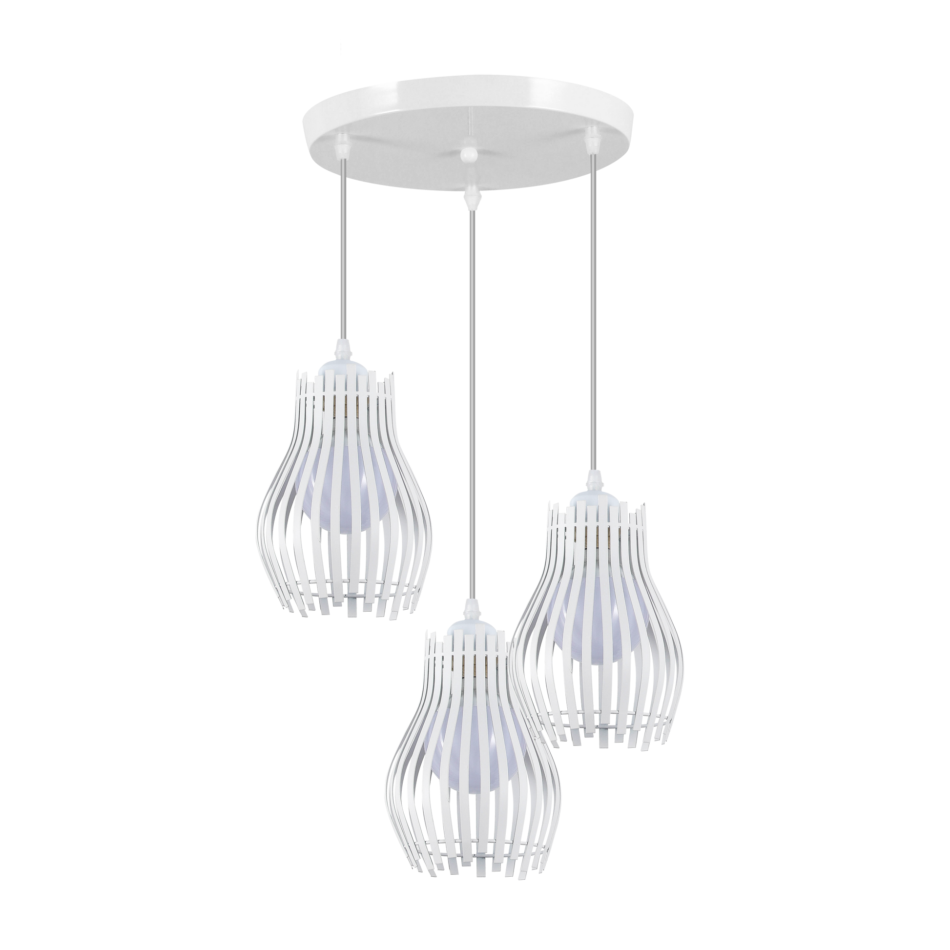 Lámpara de techo Ragusa fabricada en Metal color Blanco