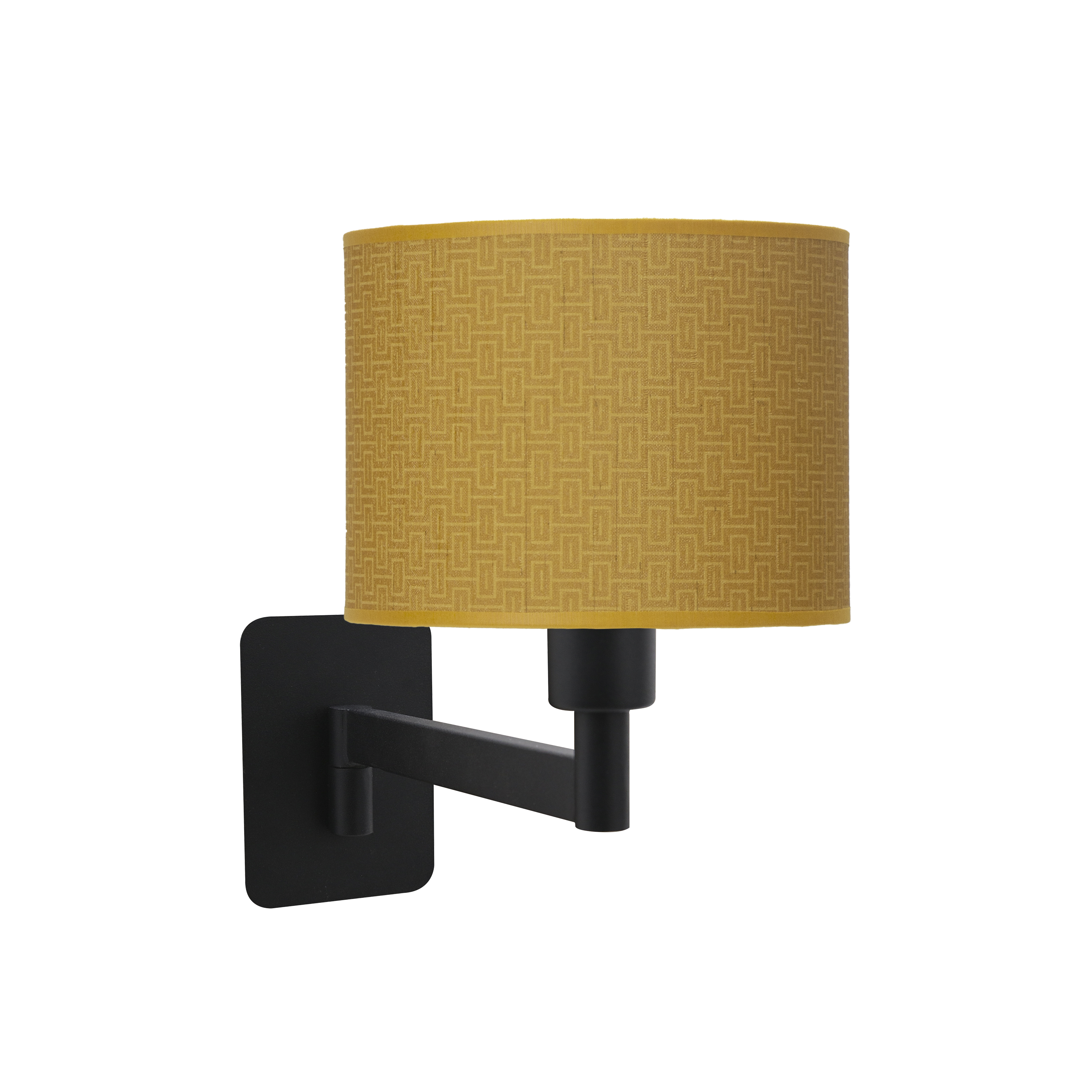 Aplique Abatible Moda Negro/Amarillo de Fabrilamp - Vista frontal