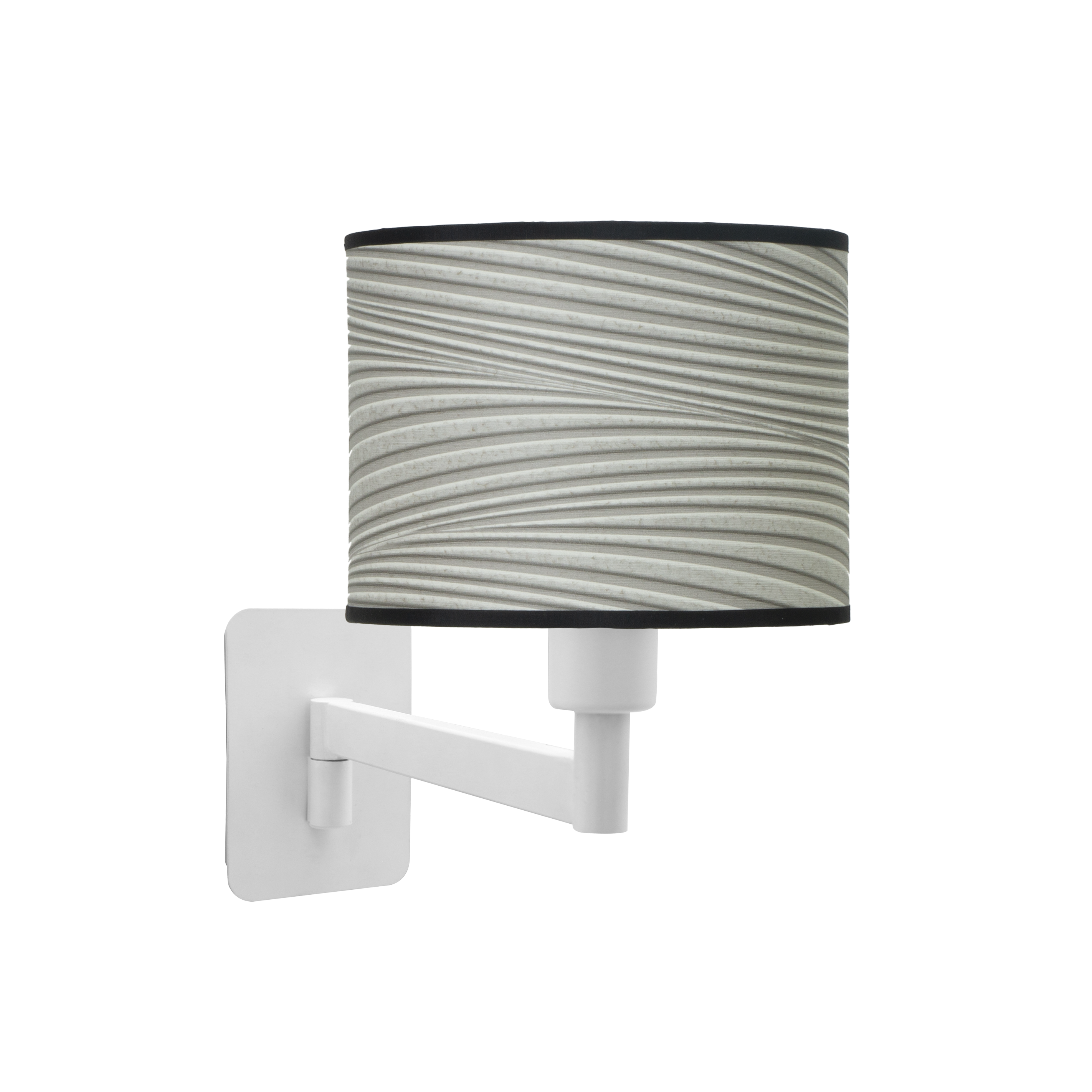 Aplique abatible Moda de Fabrilamp, color blanco y gris, diseño moderno para iluminación de interiores.