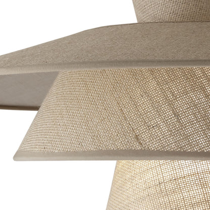 Detalle de pantallas y cable del colgante Bari ALEMAR - Vista lateral