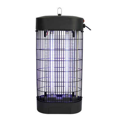 Mata insectos eléctrico Torrido 16W negro con luz ultravioleta, fácil limpieza. Fabrilamp.