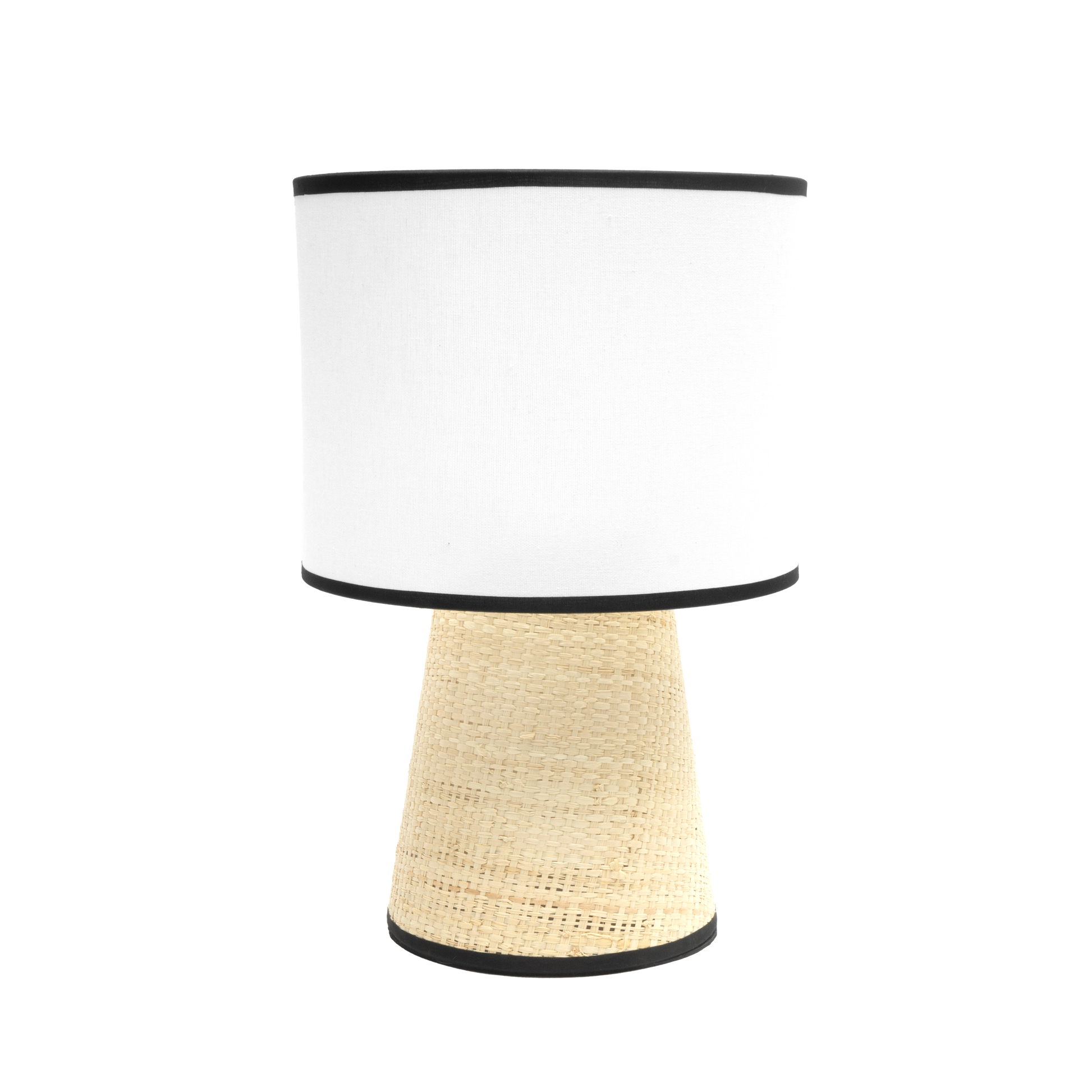 Sobremesa Camboya Blanco/Natural de Fabrilamp, diseño moderno y elegante para tu hogar.