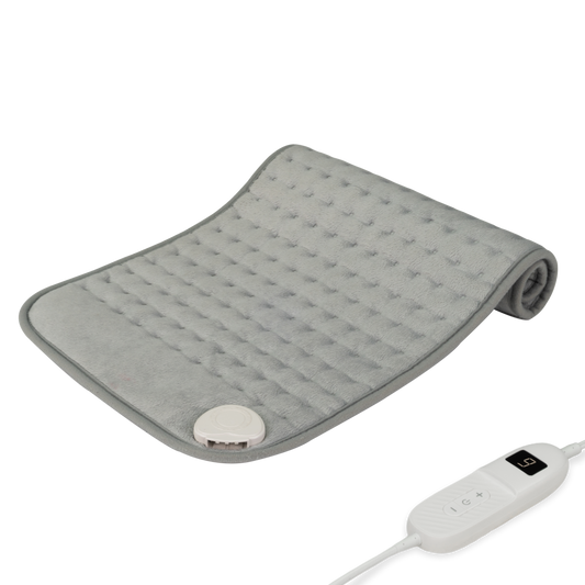 Almohadilla eléctrica Torrejon fabricada en poliéster color gris