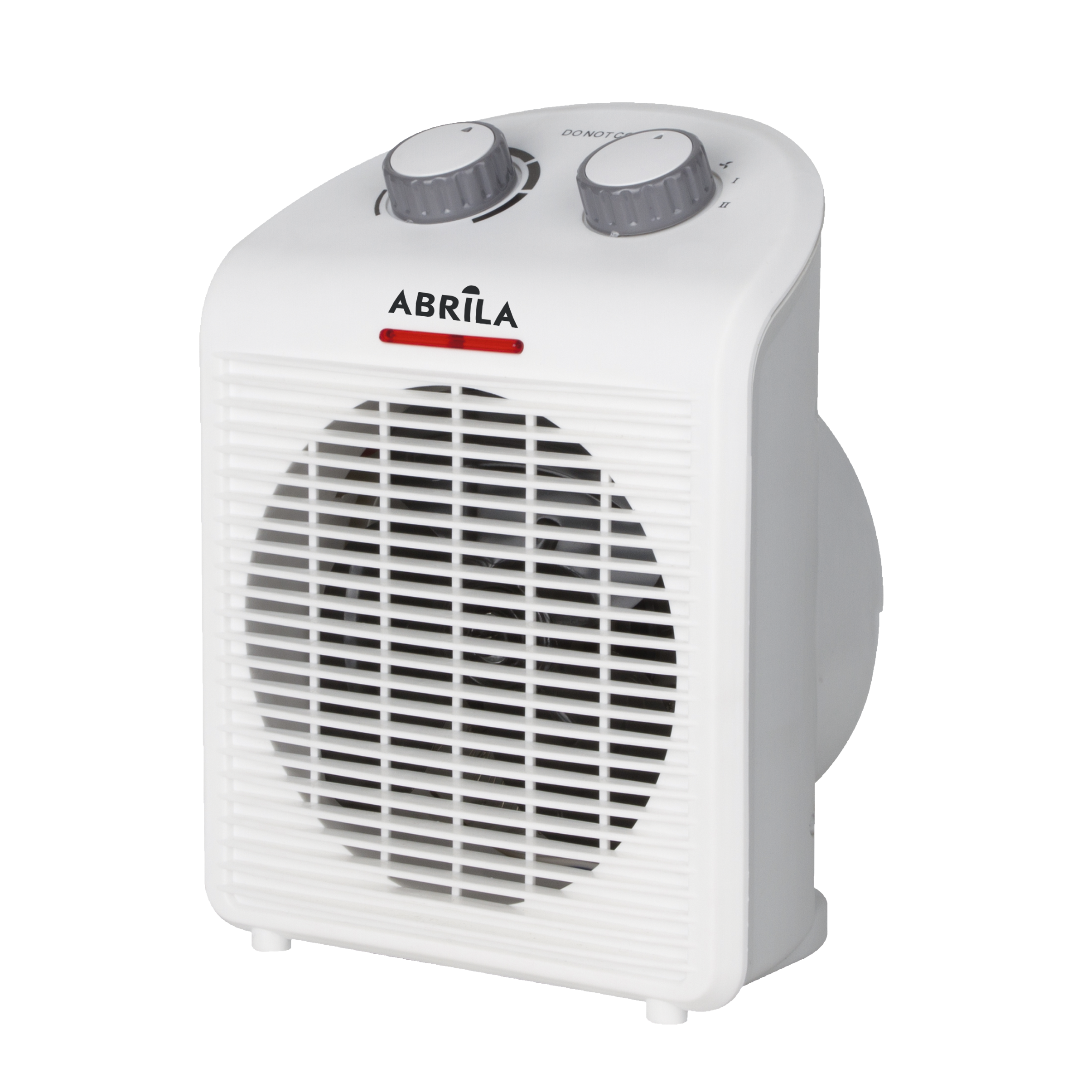 Termoventilador eléctrico Fabrilamp / Abrila Croacia fabricado en policarbonato color blanco.