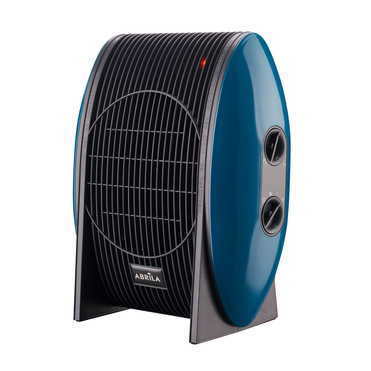 Termoventilador Desierto 2000W Azul de Fabrilamp, vista frontal.