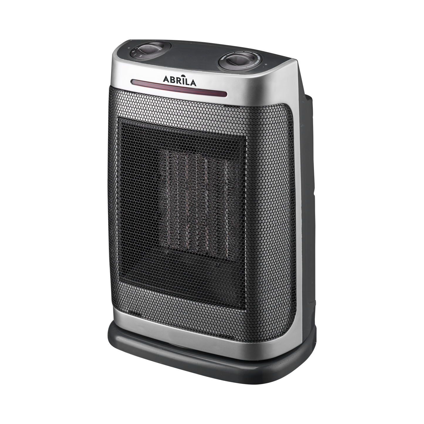 Termoventilador Cerámico Fogon 1500W Plata de Fabrilamp, vista frontal.