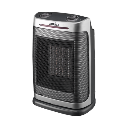 Termoventilador Cerámico Fogon 1500W Plata de Fabrilamp, vista frontal.