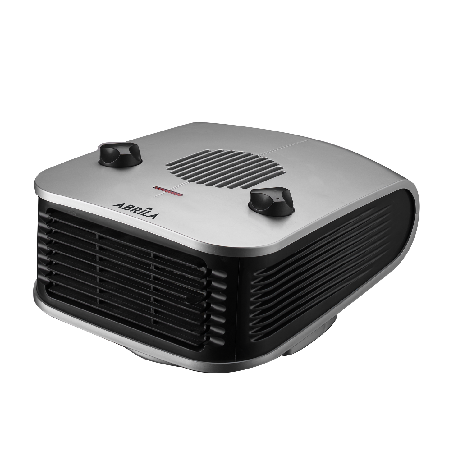 Termoventilador Ardor 2000W Plata/Negro de Fabrilamp, vista frontal.