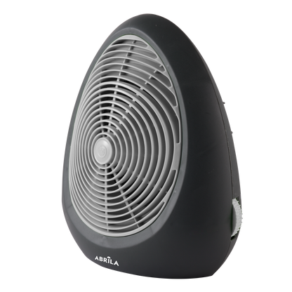 Termoventilador Perugia fabricado en Metal color Negro/Gris. Ideal para interiores.
