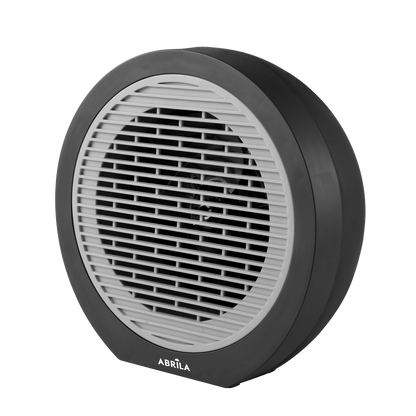 Termoventilador Eléctrico Brindisi con termostato regulable para un ambiente cálido y confortable.