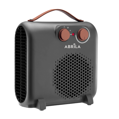 Termoventilador Tundra fabricado en Policarbonato color Gris y Marrón para calentar tu hogar