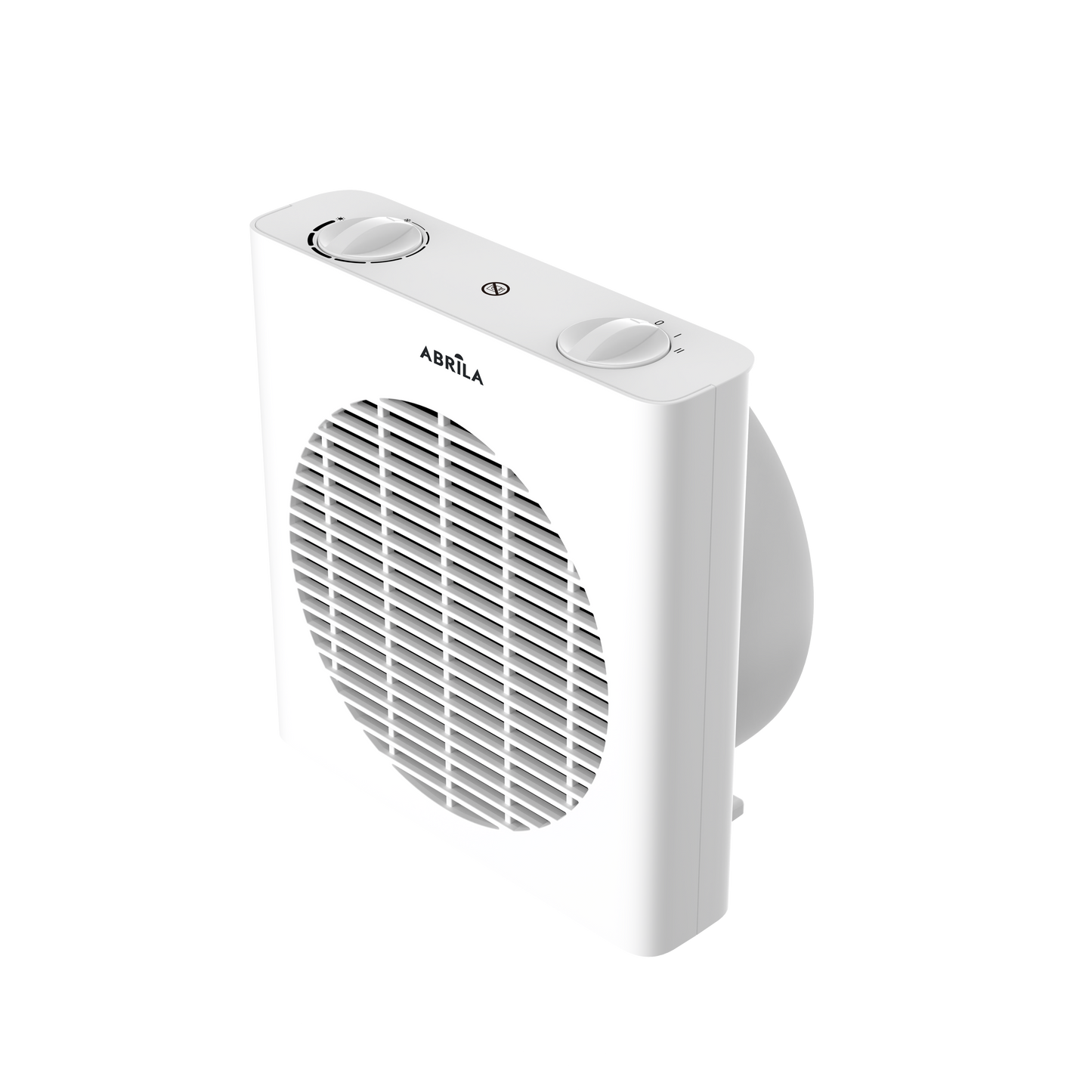 Termoventilador eléctrico Malta 2000W blanco de Fabrilamp, con 3 funciones, sistema antivuelco y termostato regulable.