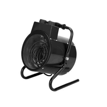 Calefactor portátil Zenon con protección IP24, perfecto para uso industrial