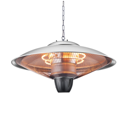 Calefactor Koel fabricado en Aluminio color Plata, ideal para calentar tu terraza
