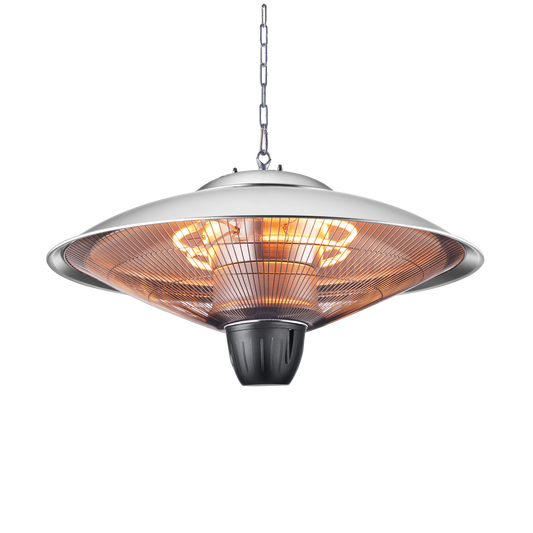 Calefactor Koel fabricado en Aluminio color Plata, ideal para calentar tu terraza