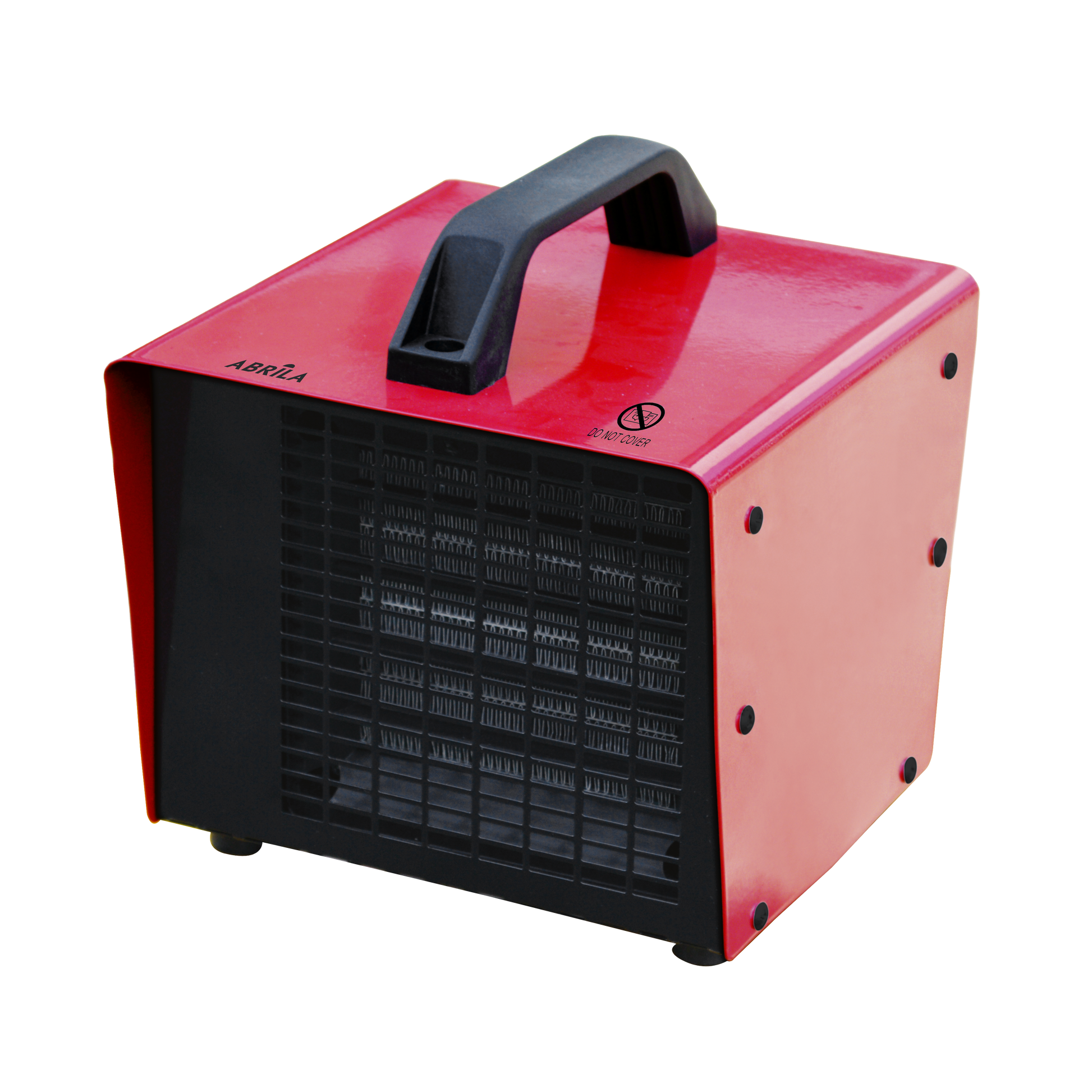 Termoventilador Cerámico PTC Industrial Chopo 3000w Rojo de Fabrilamp, vista frontal.