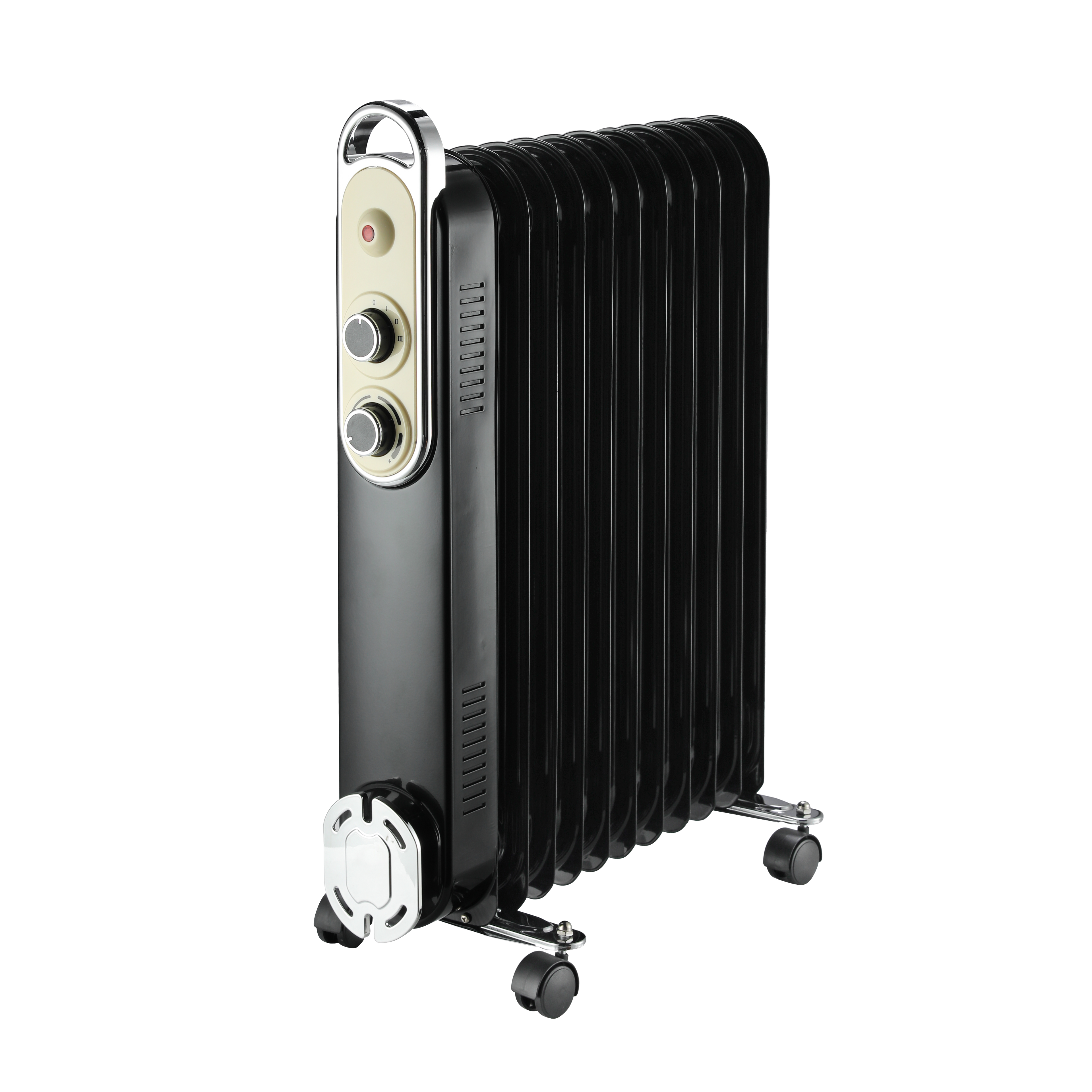 Radiador de aceite con sistema antivuelco y termostato regulable