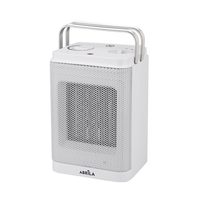 Termoventilador Cerámico Bribon 1500W Blanco - Vista frontal