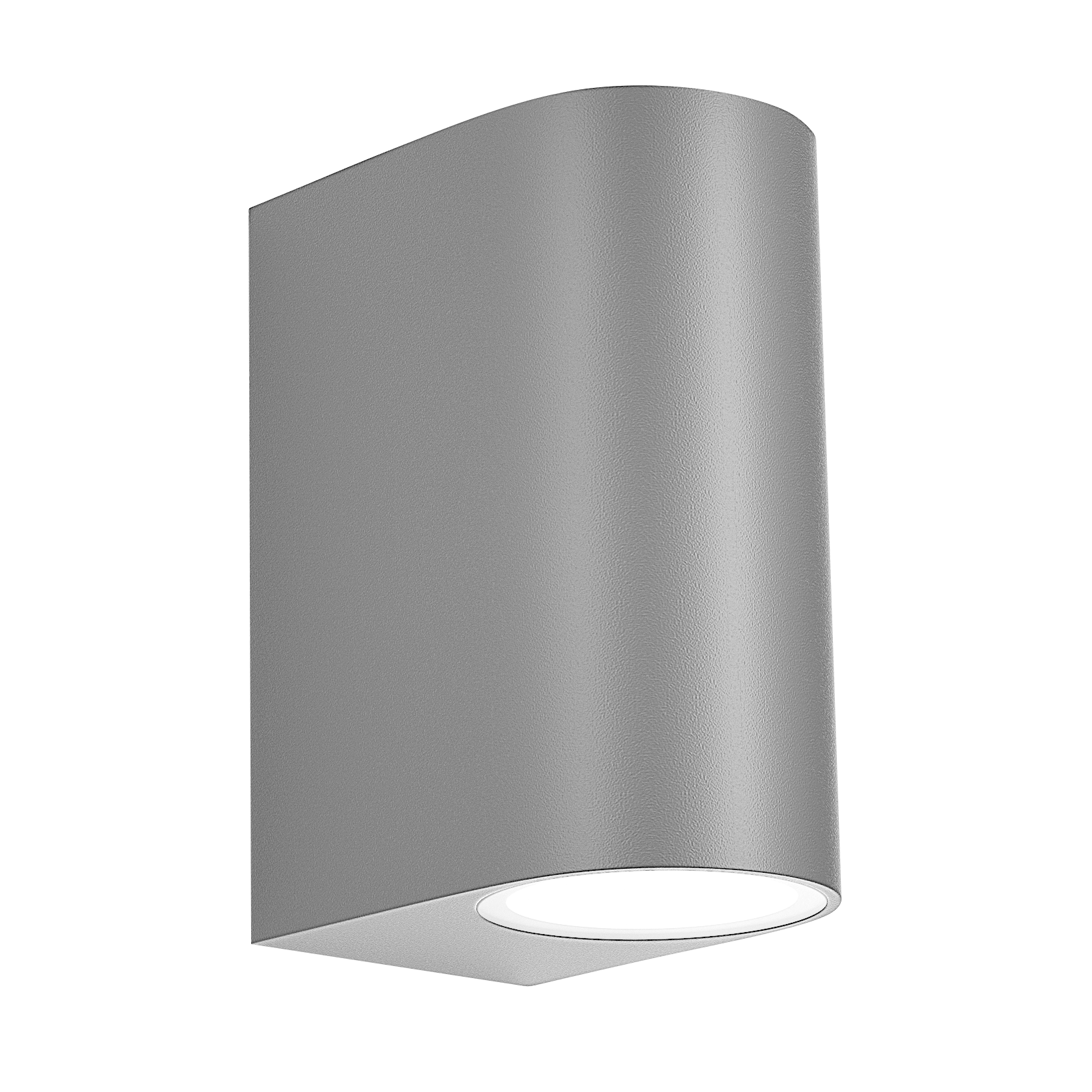 Aplique Gacela fabricado en ABS color Gris, ideal para exteriores. Iluminación resistente y duradera de Fabrilamp / Abrila.