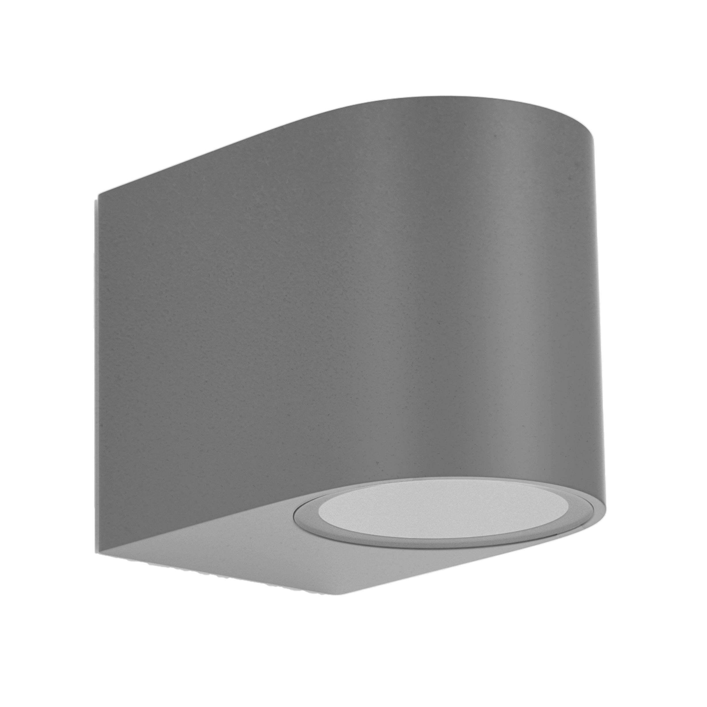 Aplique Exterior Gacela Gris GU10 IP44 de Fabrilamp - Vista frontal