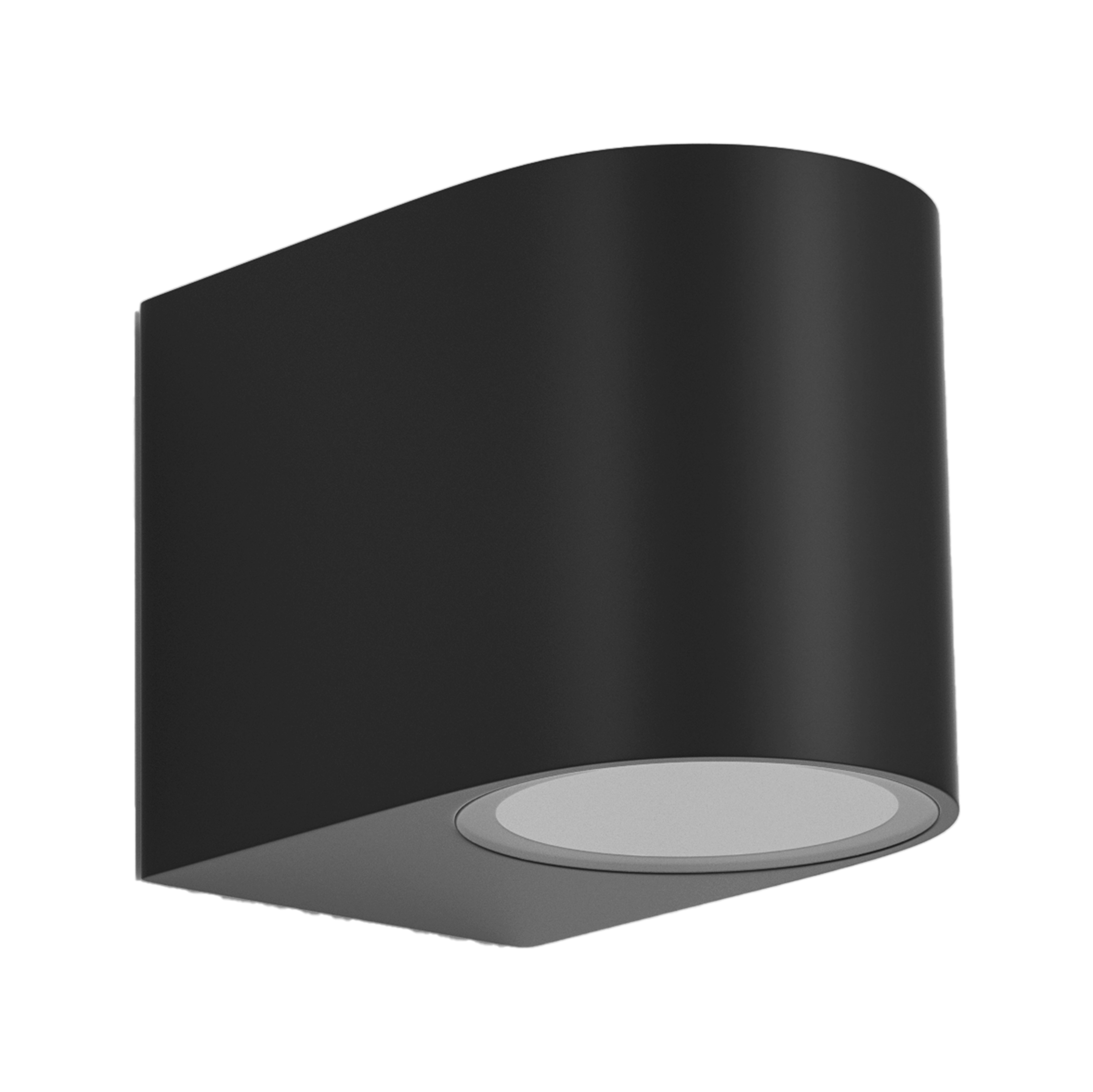 Aplique Exterior Gacela Negro GU10 IP44 de Fabrilamp/Abrila. Diseño moderno y elegante para exteriores.