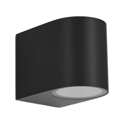 Aplique Gacela fabricado en ABS color Negro con protección IP44