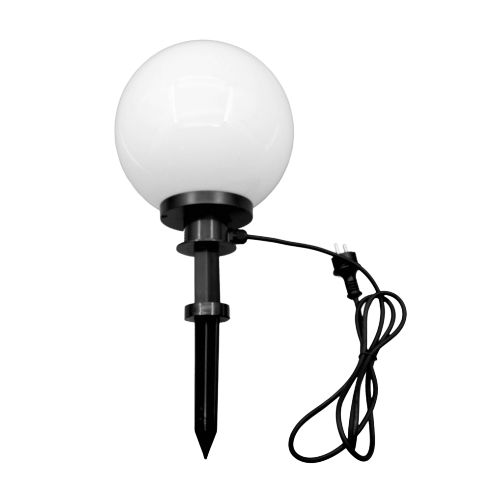 Pincho Abanto fabricado en ABS color negro y policarbonato blanco