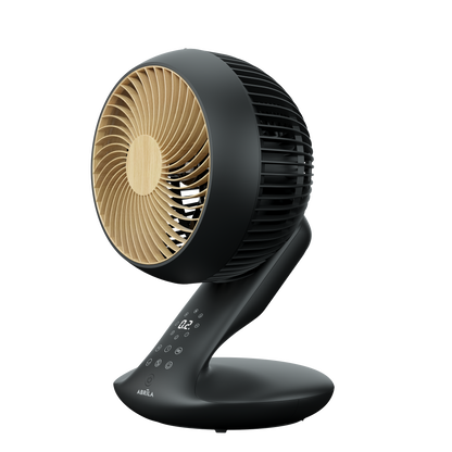 Ventilador de sobremesa Miera con control remoto ideal para el salón