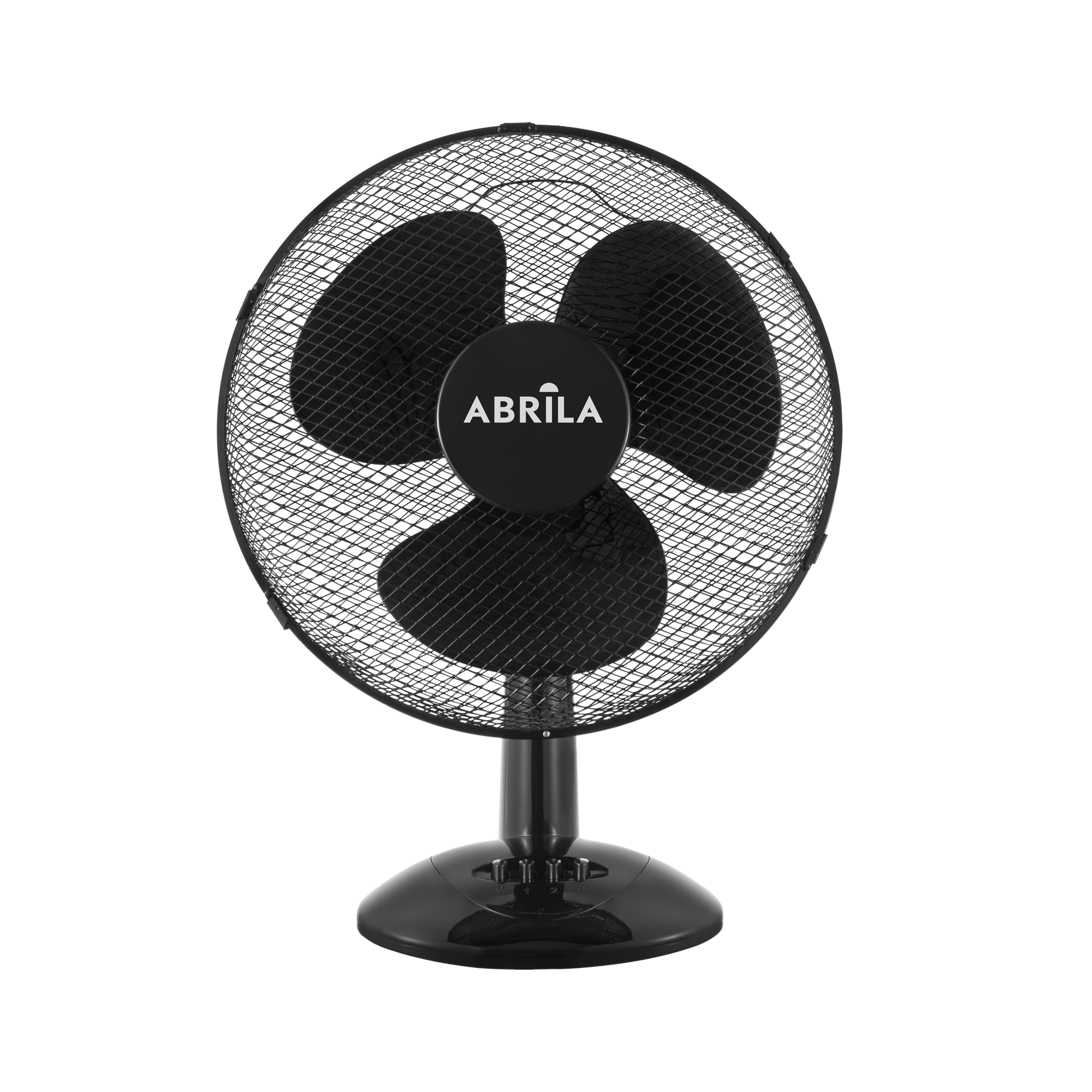 Ventilador de sobremesa Pizarro Grande Negro de Fabrilamp, 3 velocidades, 40W, orientable y rotatorio.  Compra en luzguru.com