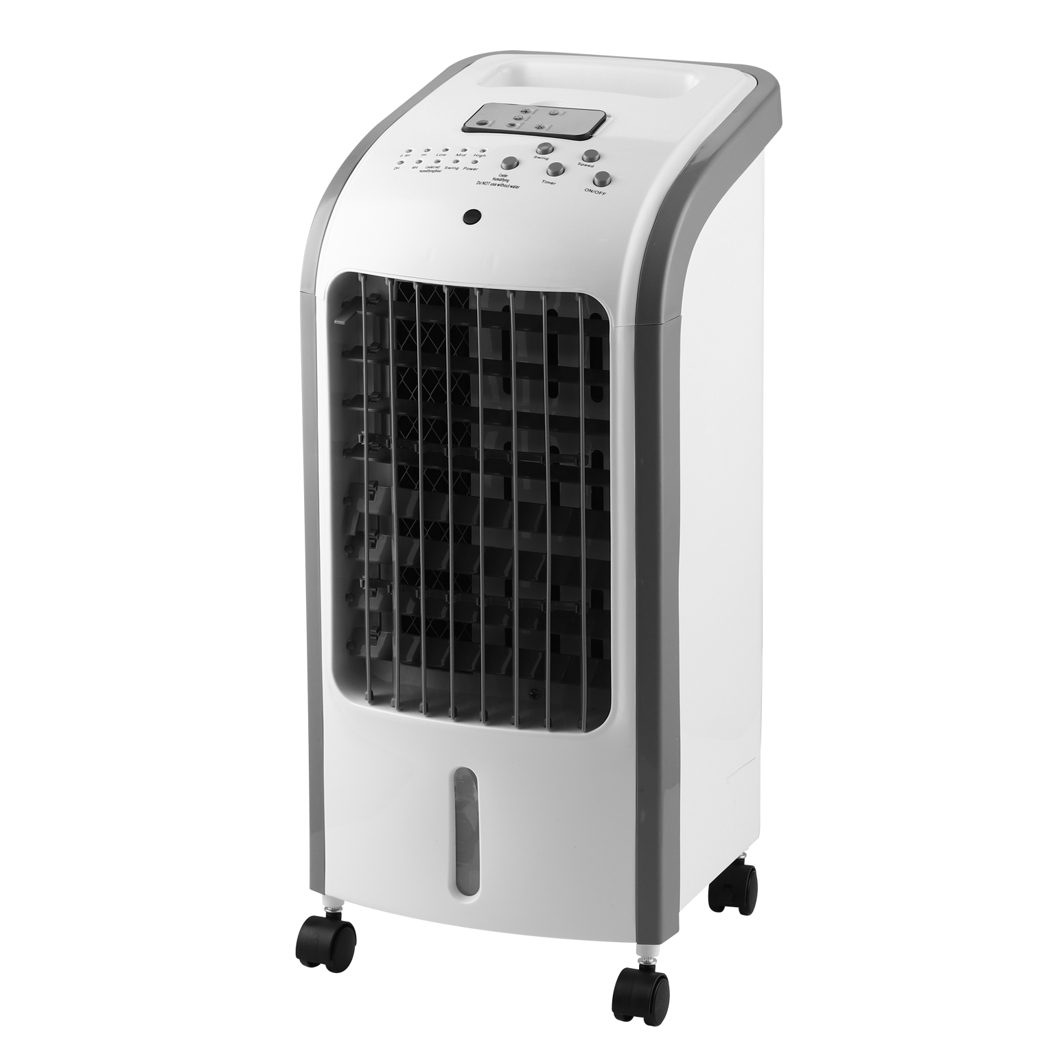 Climatizador Evaporativo Nirvana Blanco 80w 4 litros con mando a distancia y función oscilante de Fabrilamp