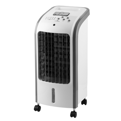 Climatizador Evaporativo Nirvana Blanco 80w 4 litros con mando a distancia y función oscilante de Fabrilamp