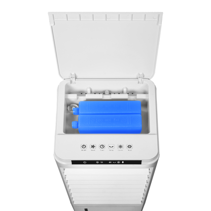 Climatizador evaporativo con temporizador, perfecto para el salón