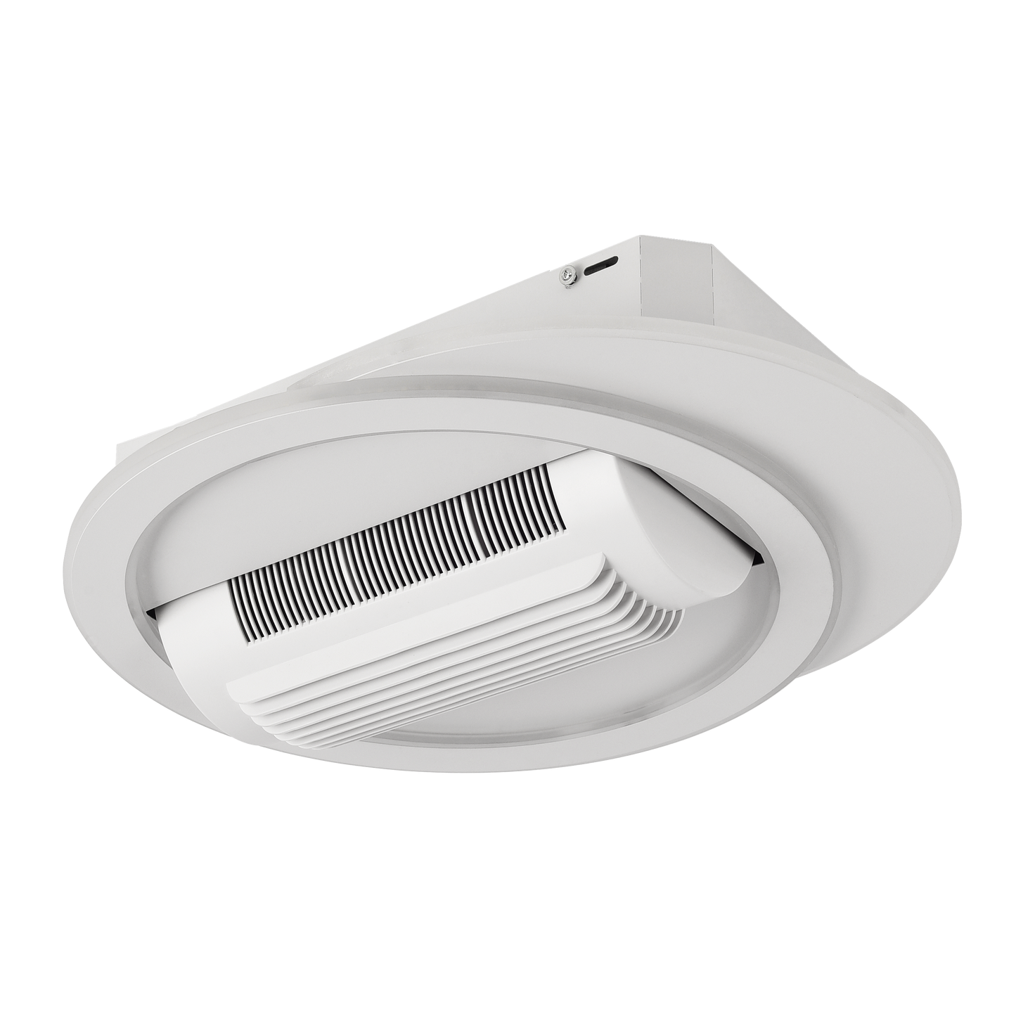 Ventilador Camaleón 59W Blanco, vista frontal, Fabrilamp, luzguru.com