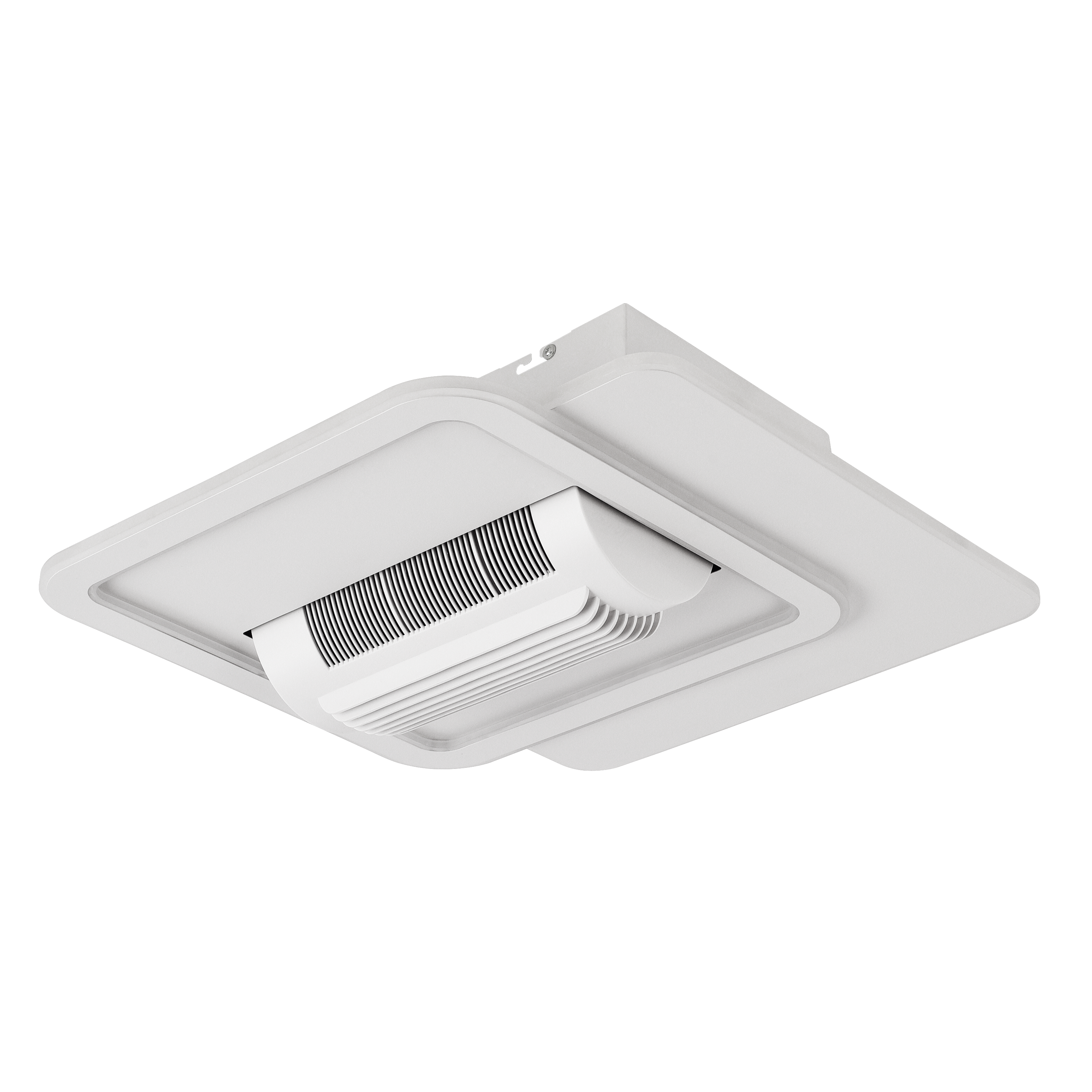 Ventilador de techo con luz LED y mando a distancia, perfecto para interior