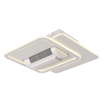 Elegante ventilador de techo blanco ideal para el salón