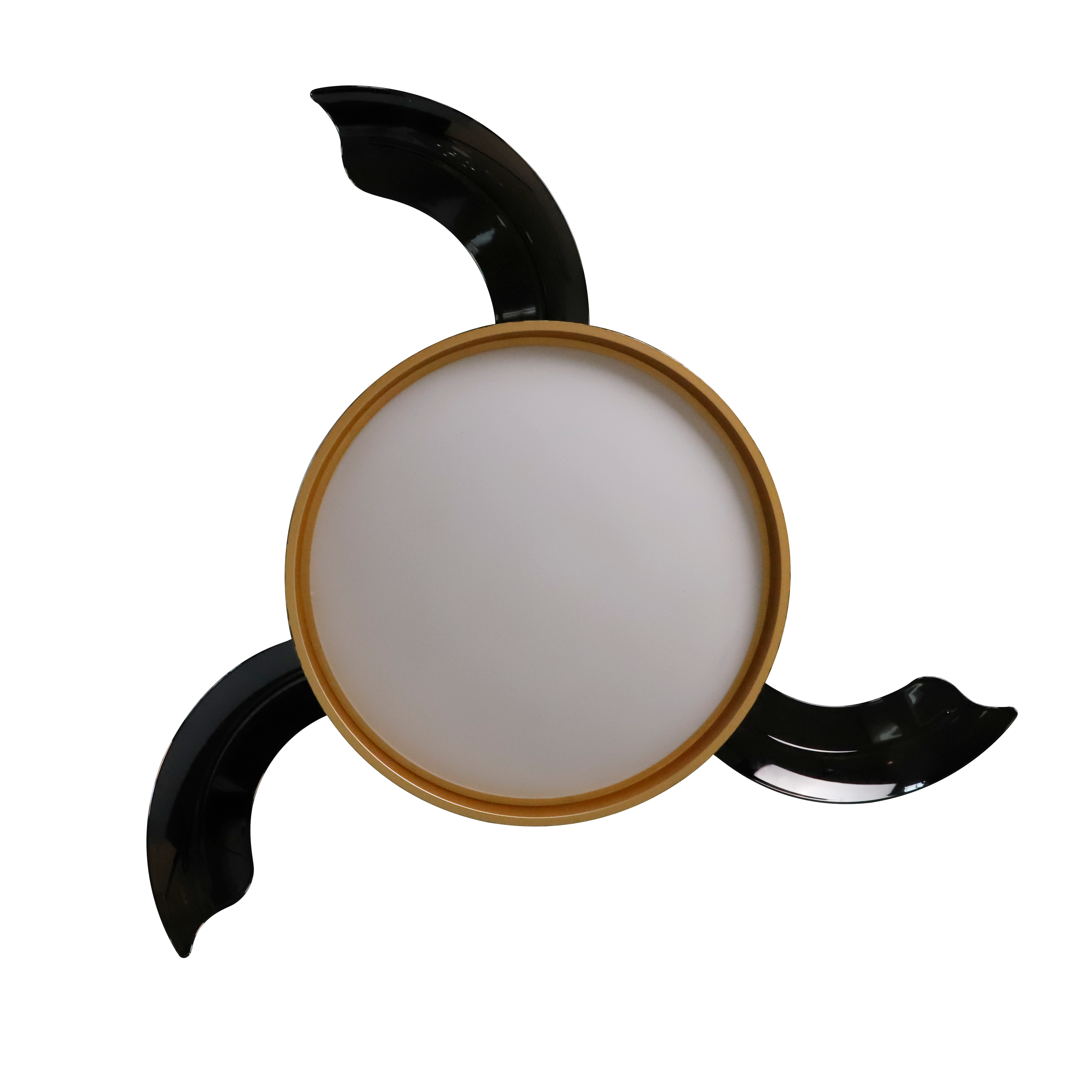 Ventilador de techo con aspas plegables y motor DC de bajo consumo