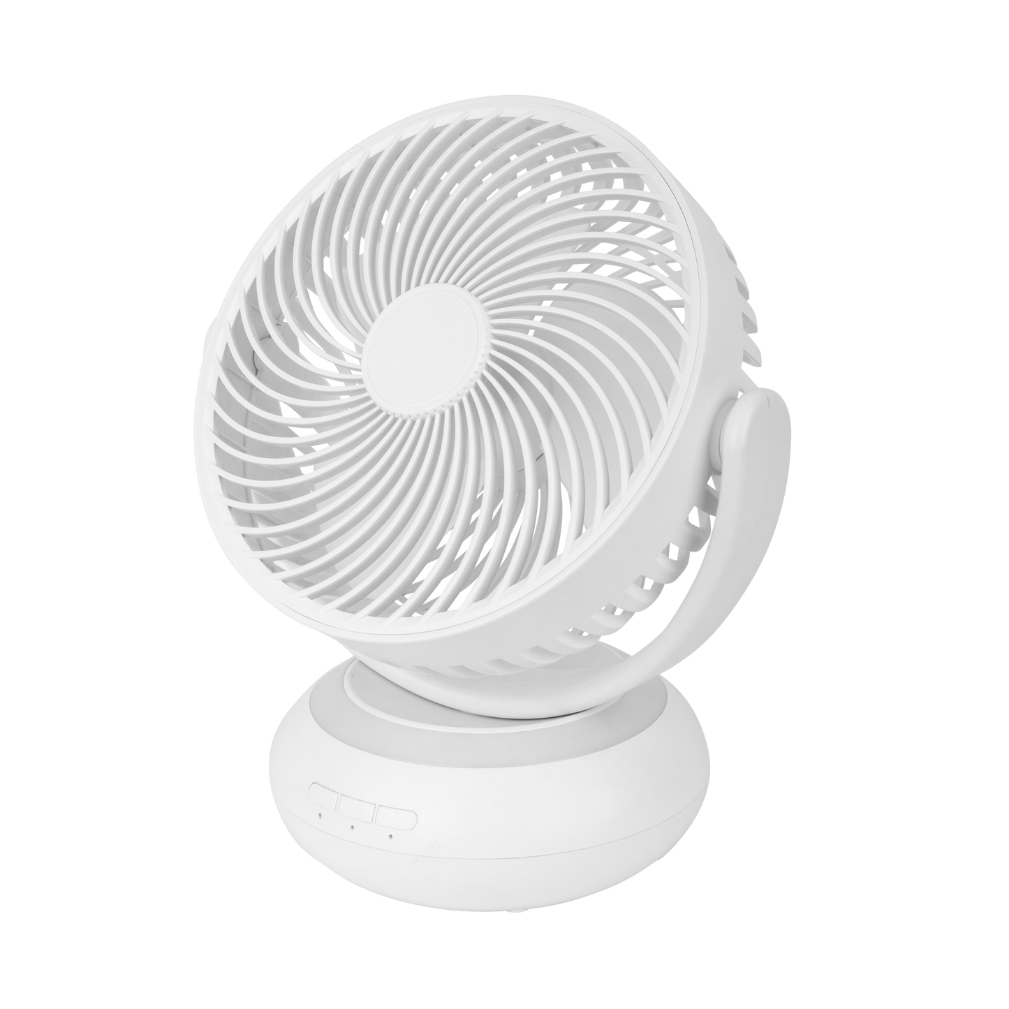 Ventilador Inalámbrico Sobremesa Bengali Blanco 5w, vista frontal