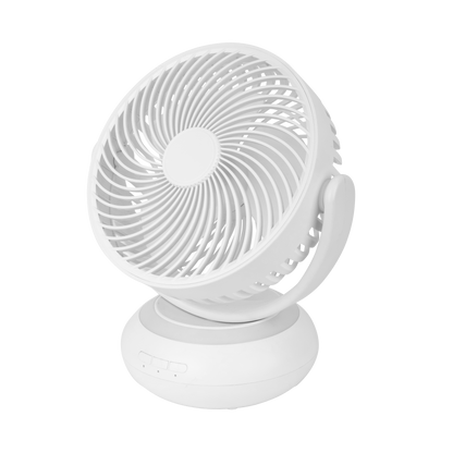 Ventilador Inalámbrico Sobremesa Bengali Blanco 5w, vista frontal