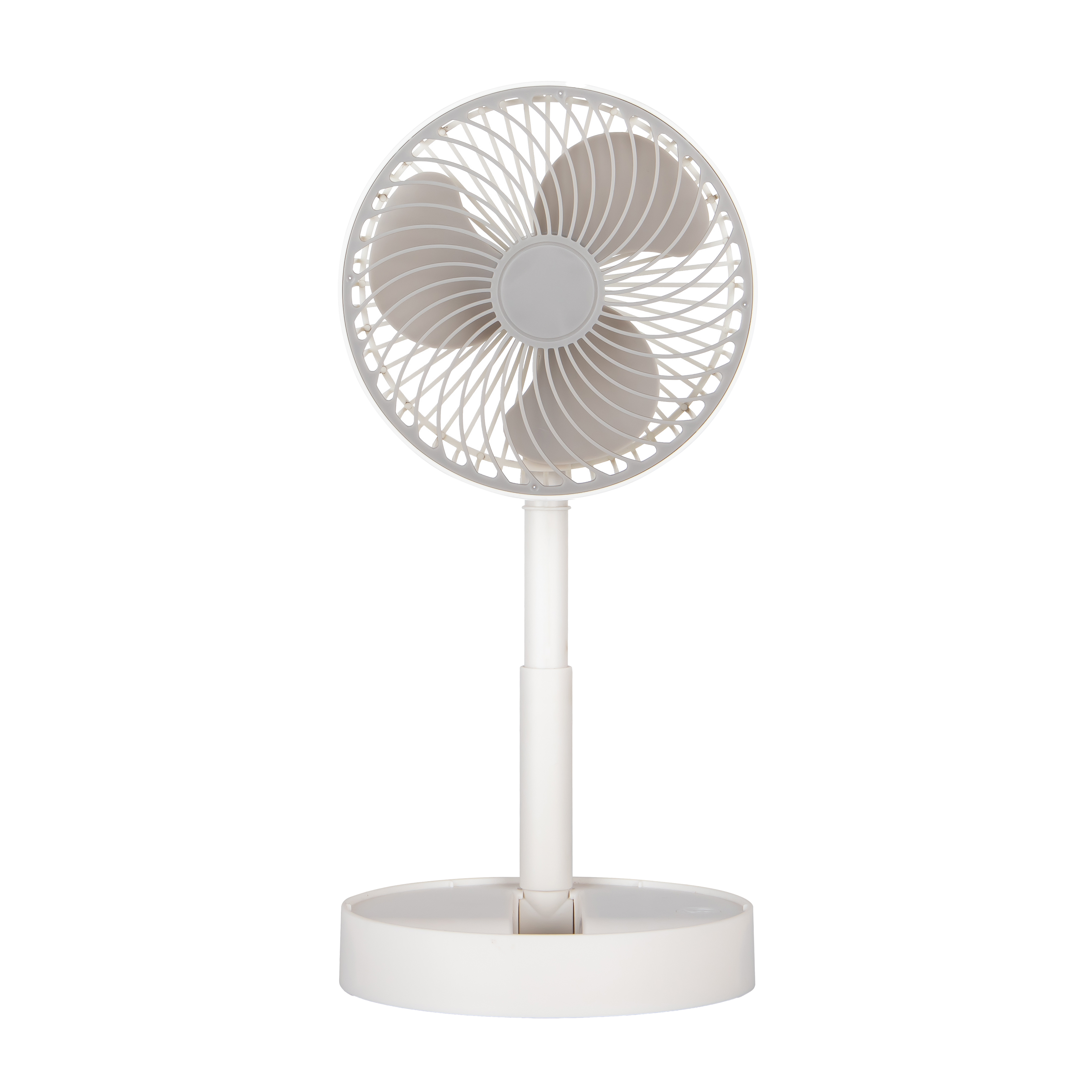 Ventilador de mesa portátil con cabezal orientable Fabrilamp / Abrila