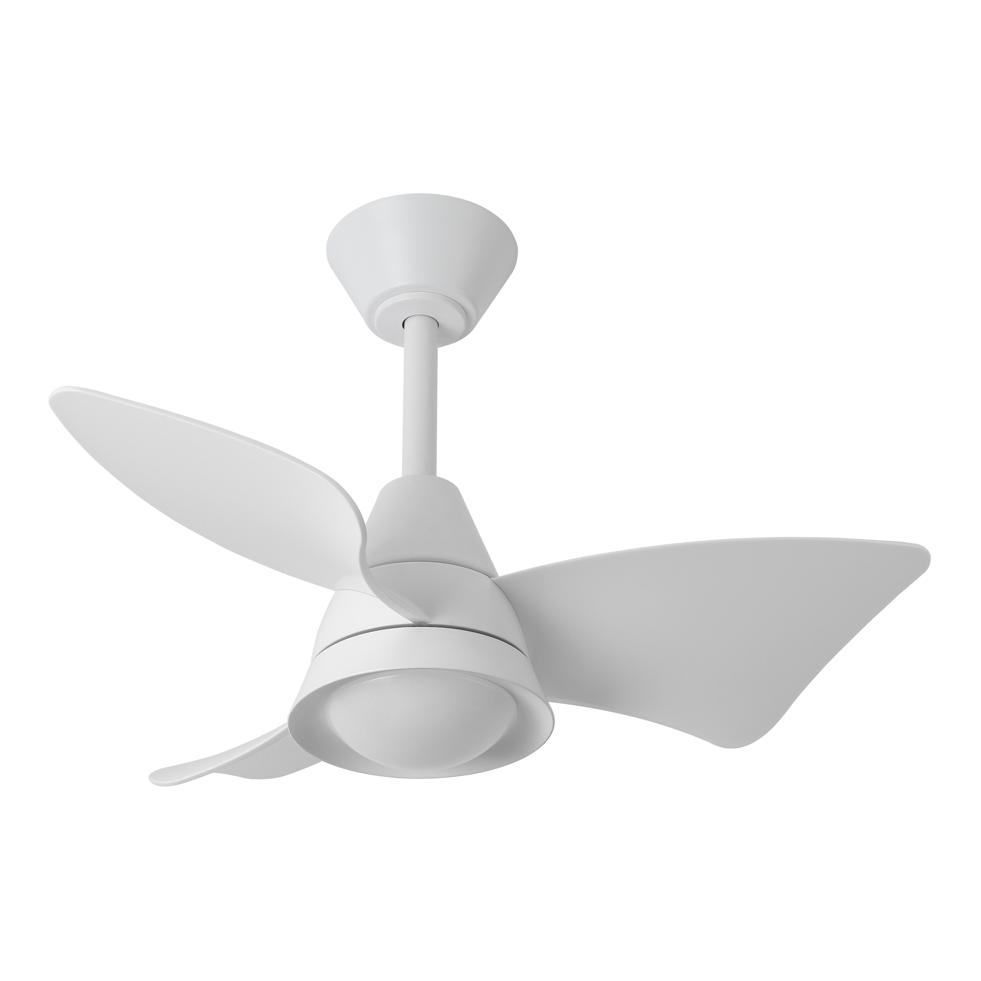 Ventilador DC Jaguar 30W 3000lm Blanco, vista frontal