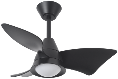 Moderno ventilador de techo con luz LED para interior