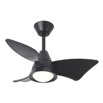 Elegante ventilador negro ideal para el salón o dormitorio