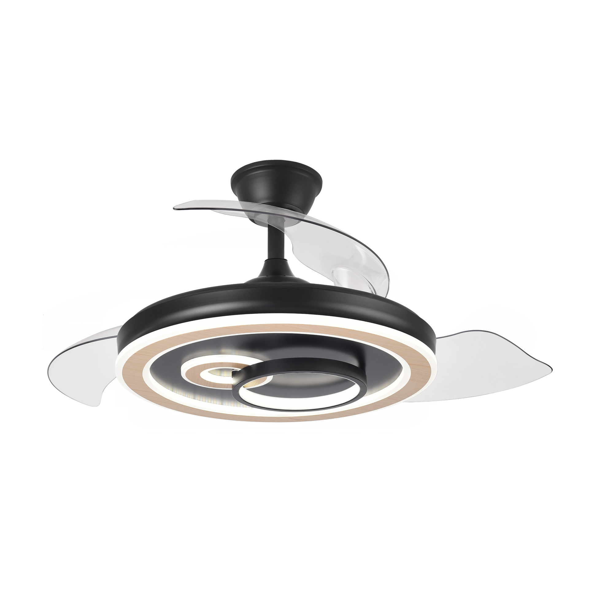 Ventilador de diseño con aspas ABS para interiores