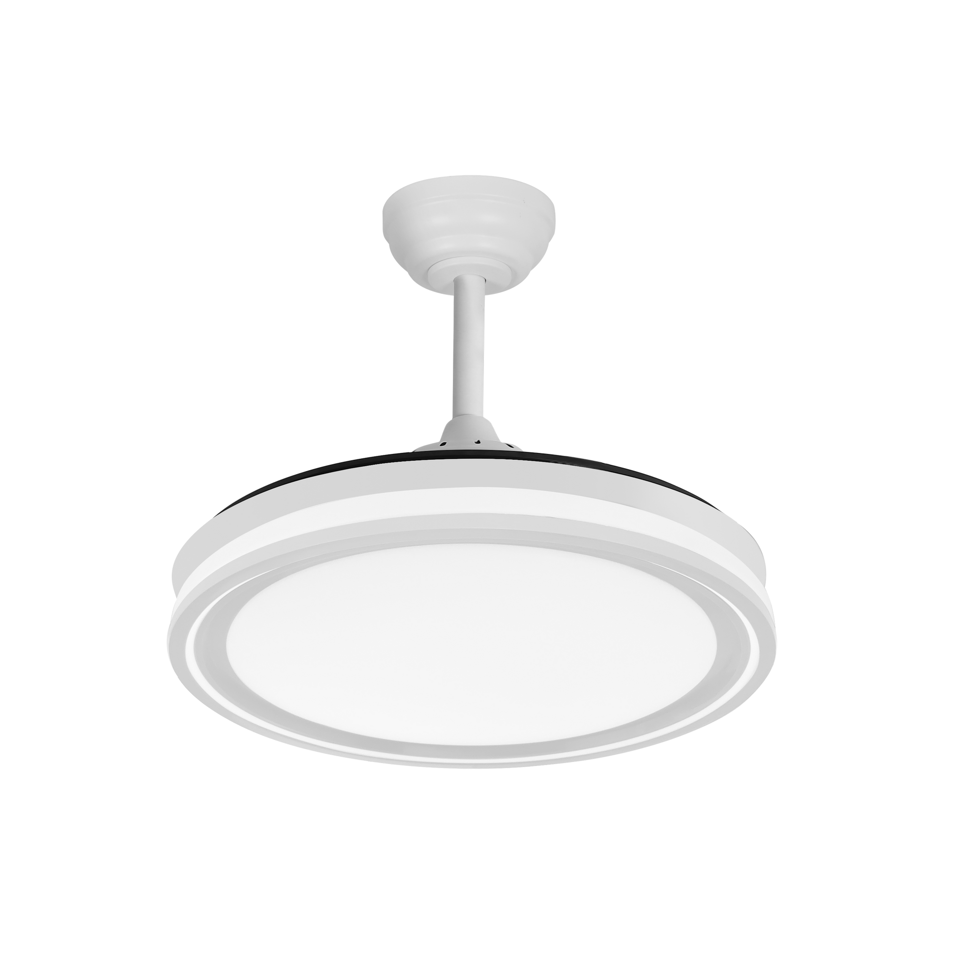 Ventilador de techo blanco con mando a distancia ideal para interior