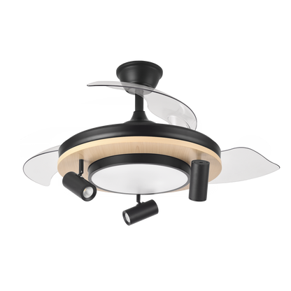 Ventilador de techo con luz LED para una iluminación óptima